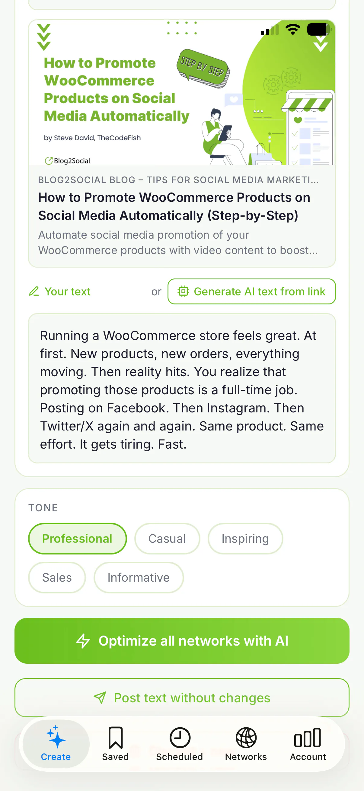 Mobile Social Media Publishing on the Go gallery image