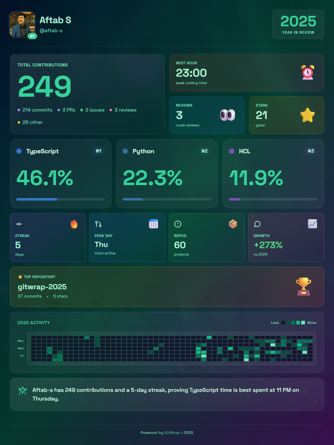 GitWrap 2025 gallery image