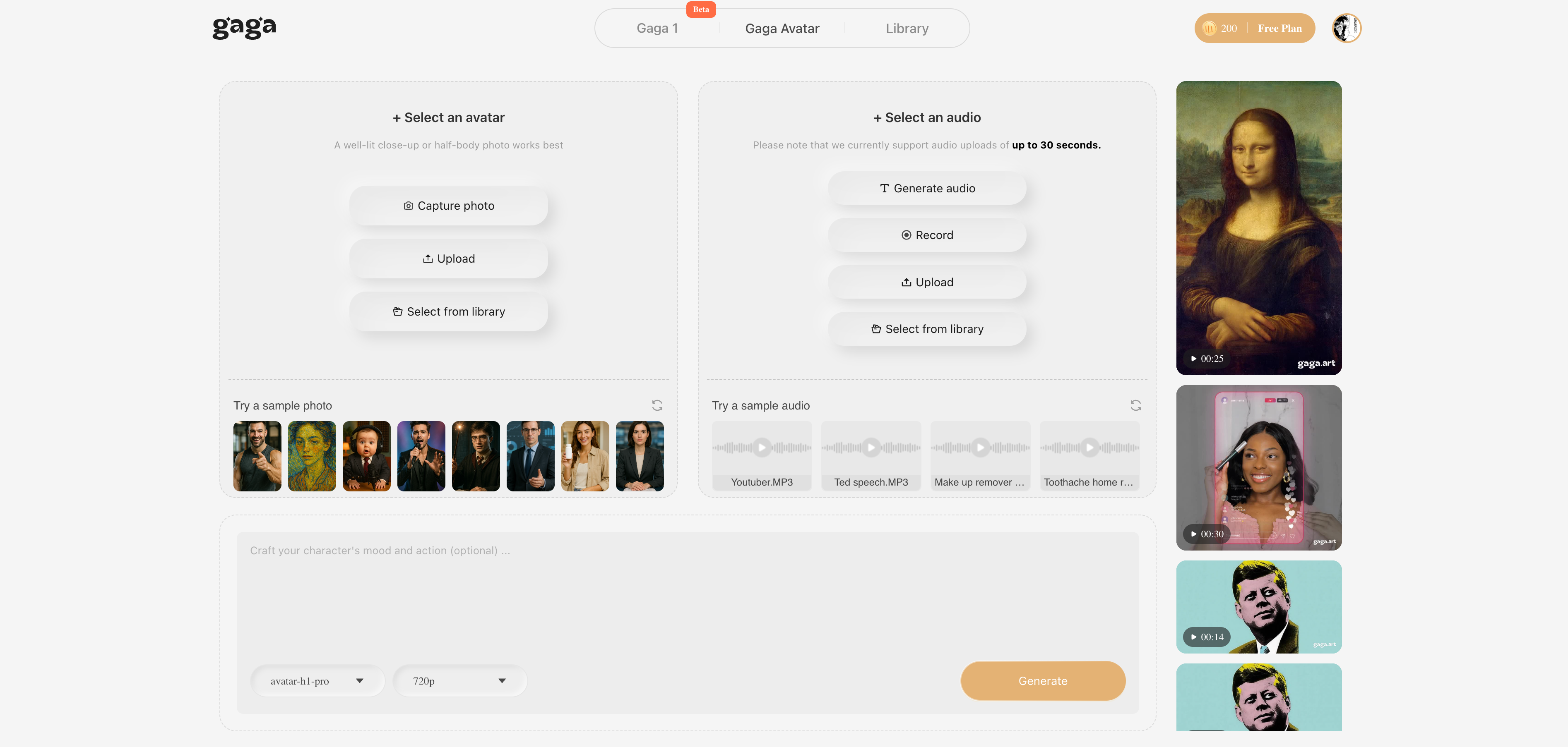 Gaga AI gallery image