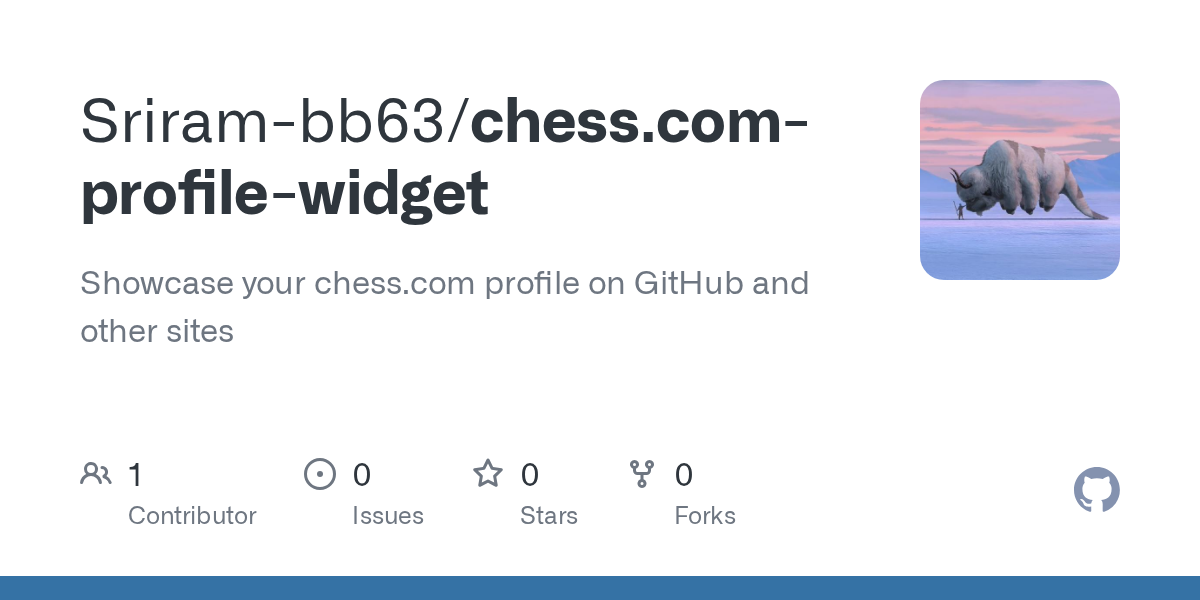 Chess.com profile widget - Main product screenshot demonstrating key features and user interface