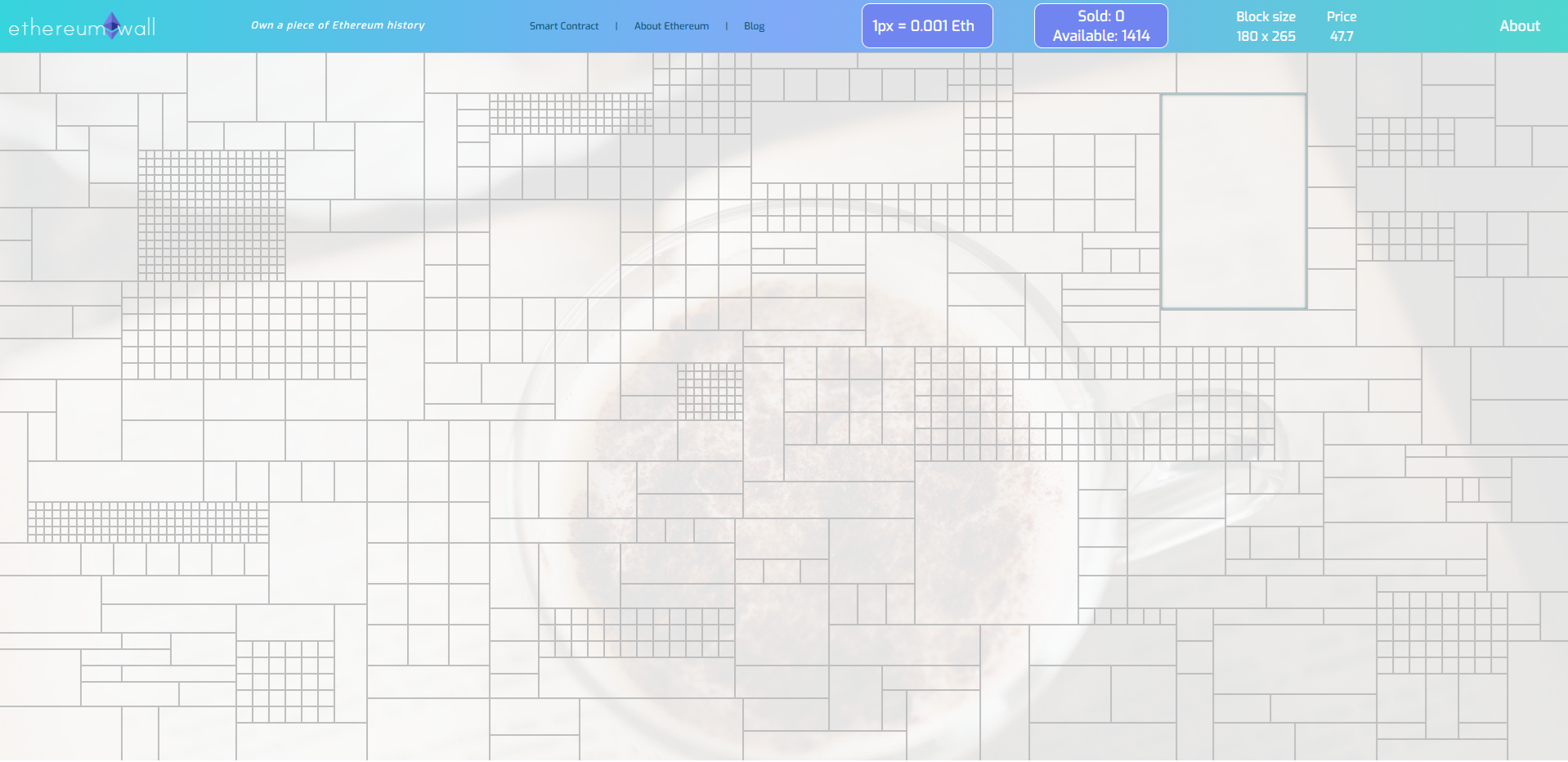 Média Ethereumwall - Votre annonce, frappée et immortalisée en chaîne 1