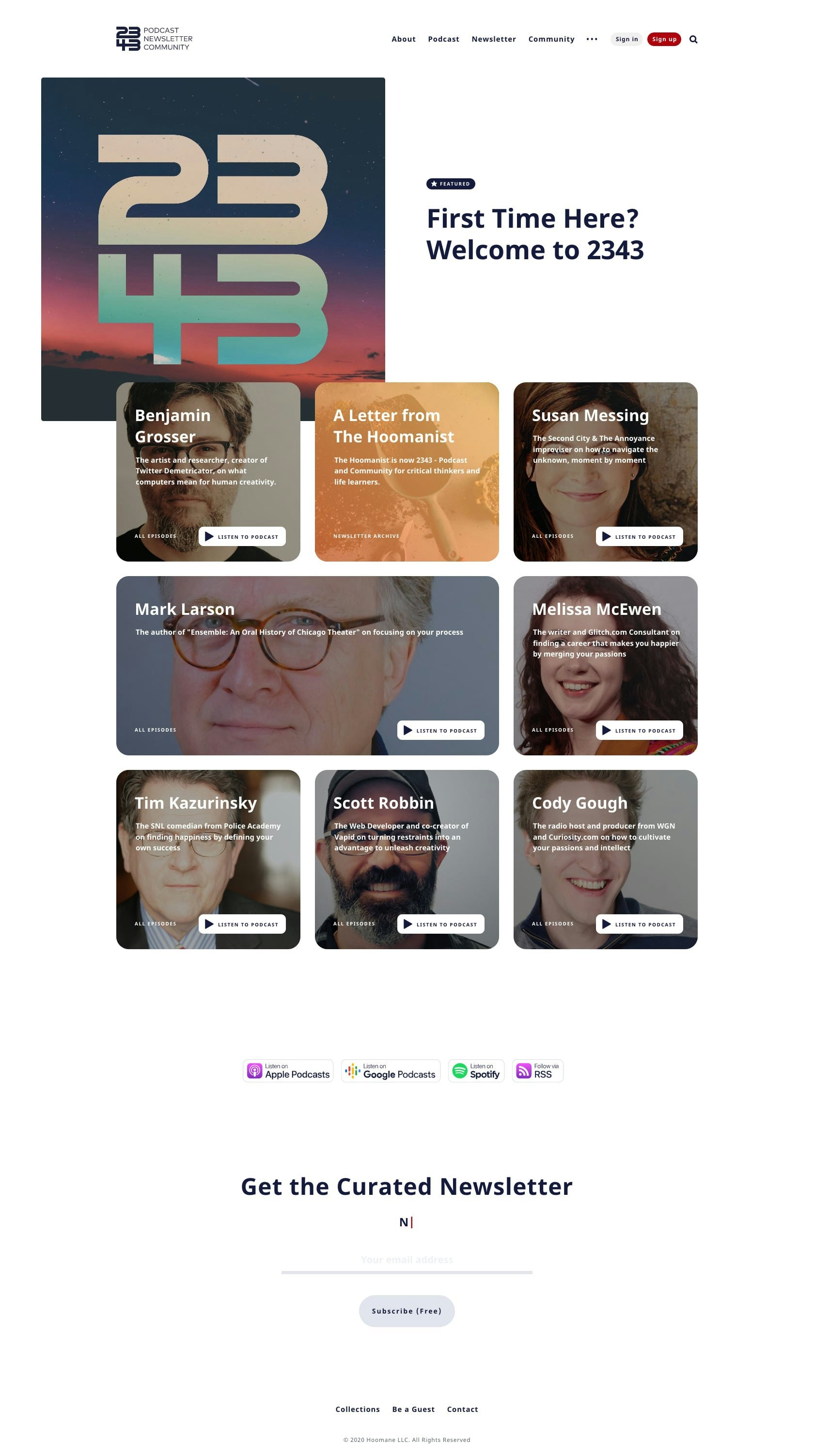 2343 - Community, Podcast, Newsletter gallery image