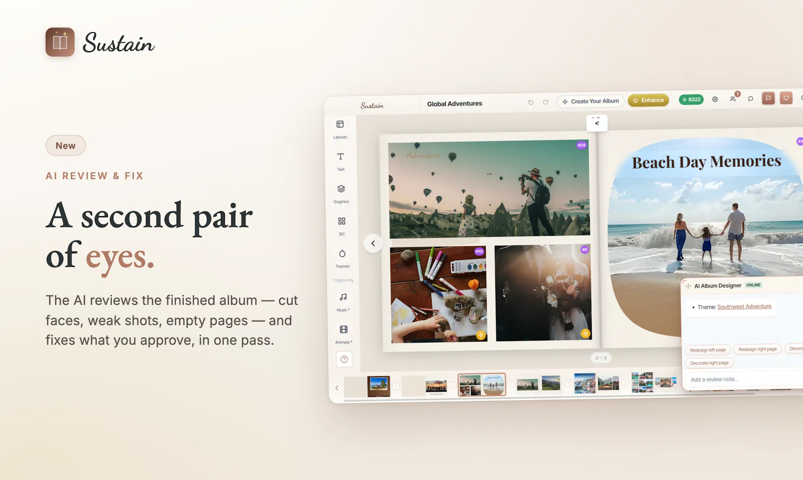 Sustain - AI Photo Album Maker screenshot 7