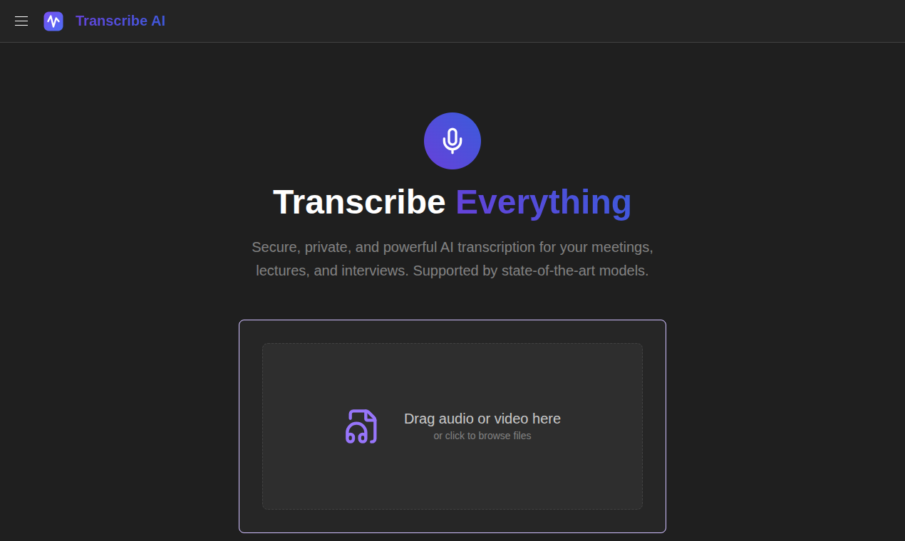 Transcribe AI gallery image