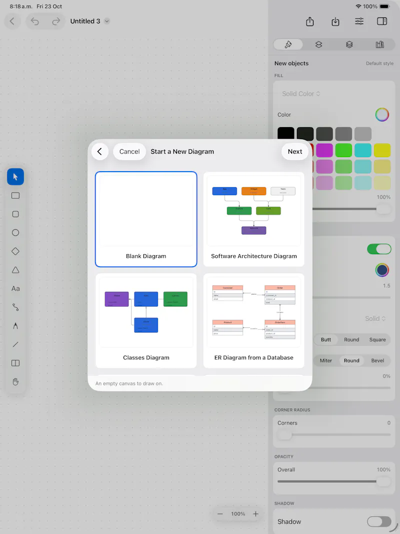 Graffle-iPad screenshot 4