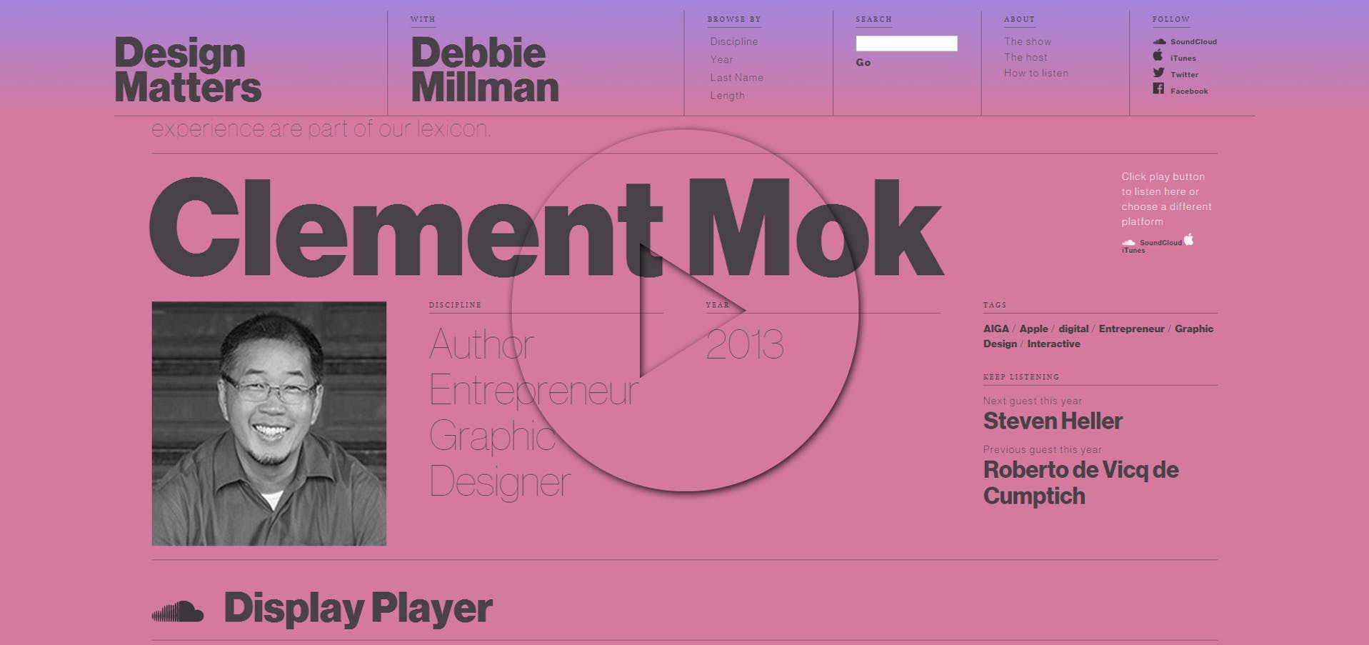 Design Matters - Clement Mok media 1