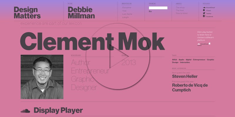 Design Matters - Clement Mok media 1