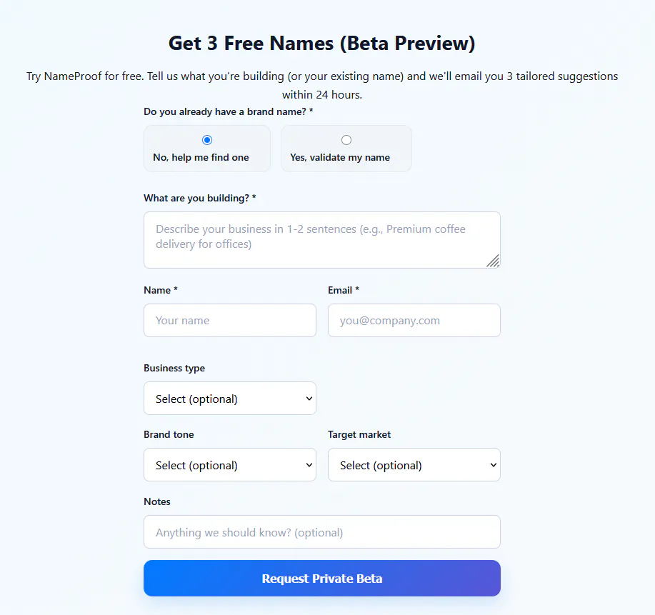 NameProof gallery image