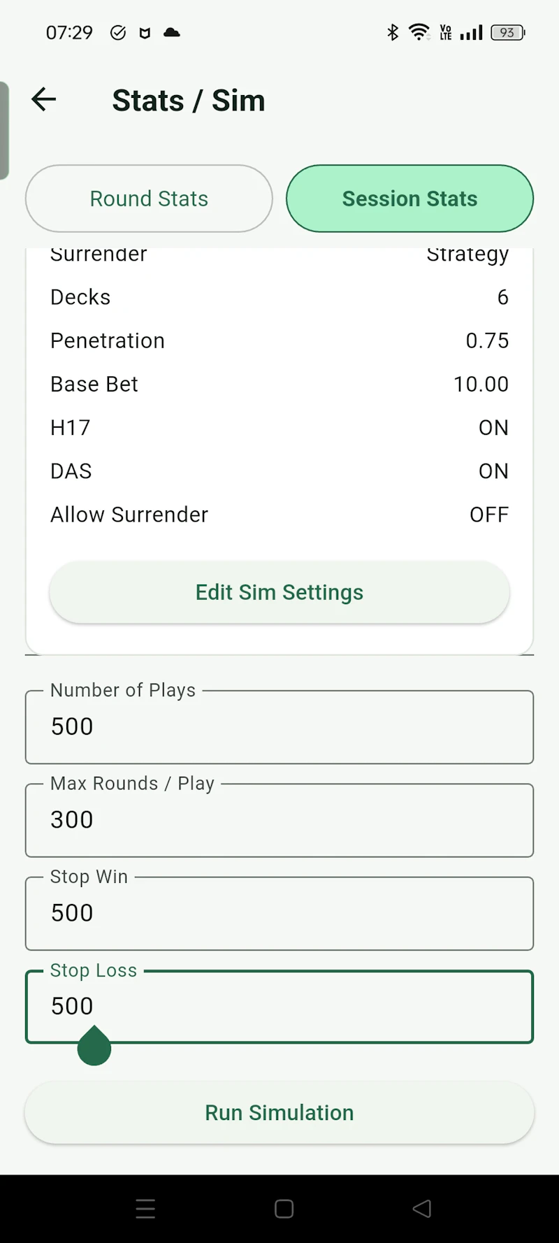 Blackjack Card Counting Trainer screenshot 5