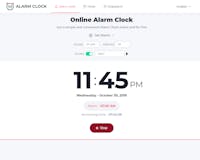 Online Alarm Clock media 2