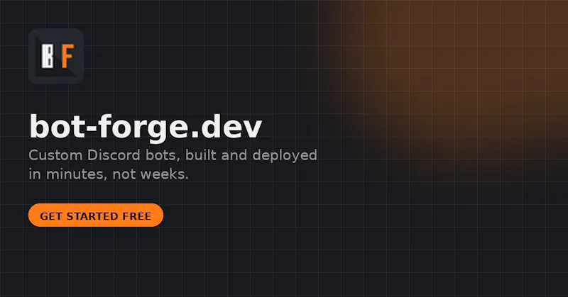 BotForge // Instant Discord Bot Deployer screenshot 1