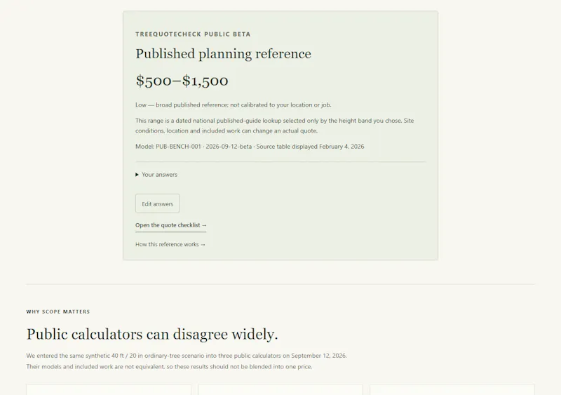 TreeQuoteCheck screenshot 3