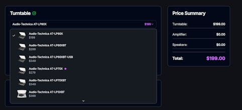 Vinyl Setup Builder gallery image