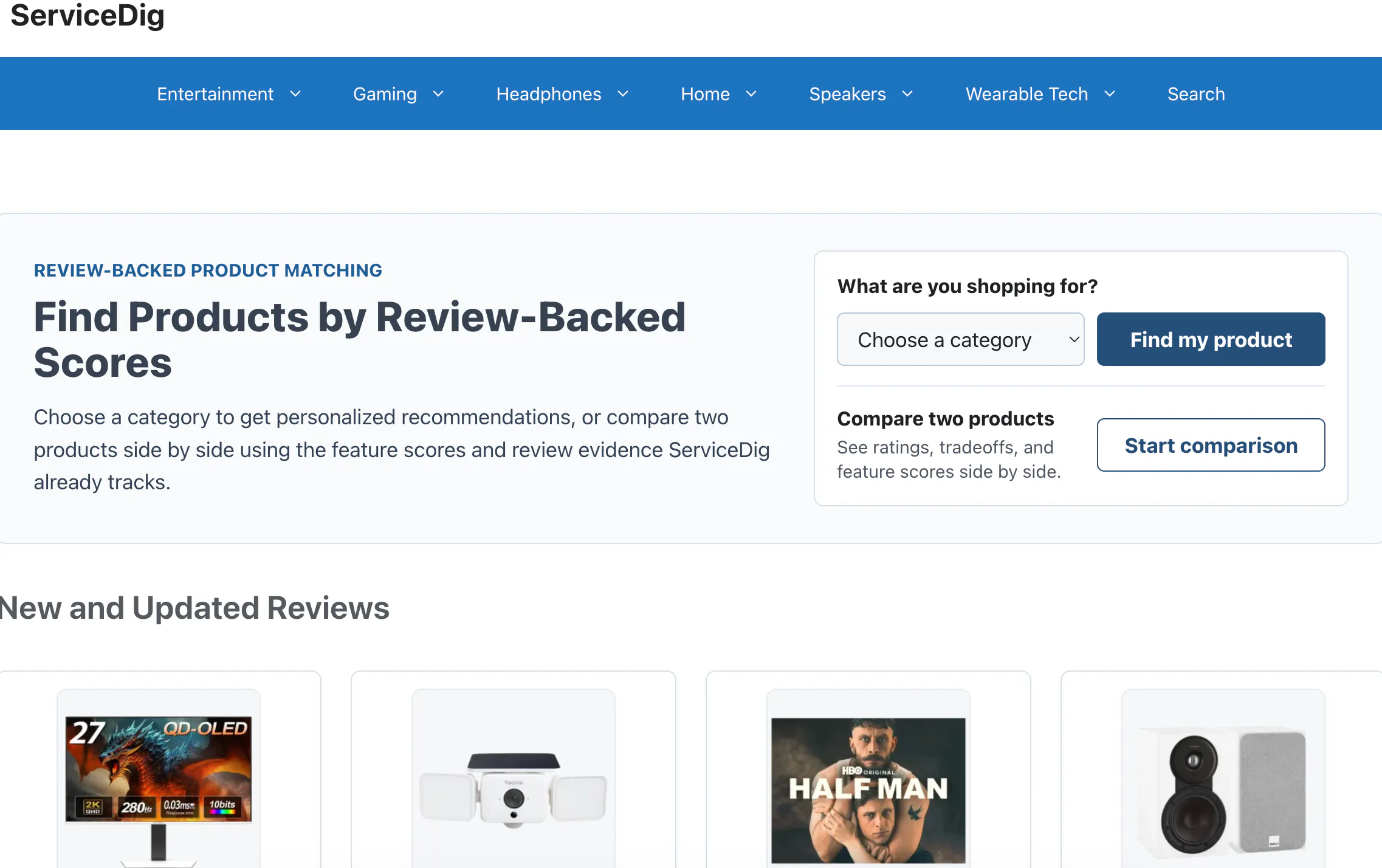 Servicedig - Product discovery