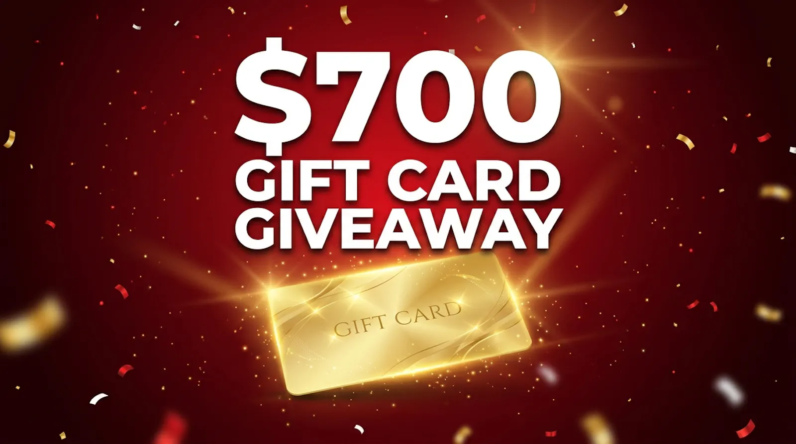 Giveaway Ends Oct 31 Win $700 Gift Card screenshot 1