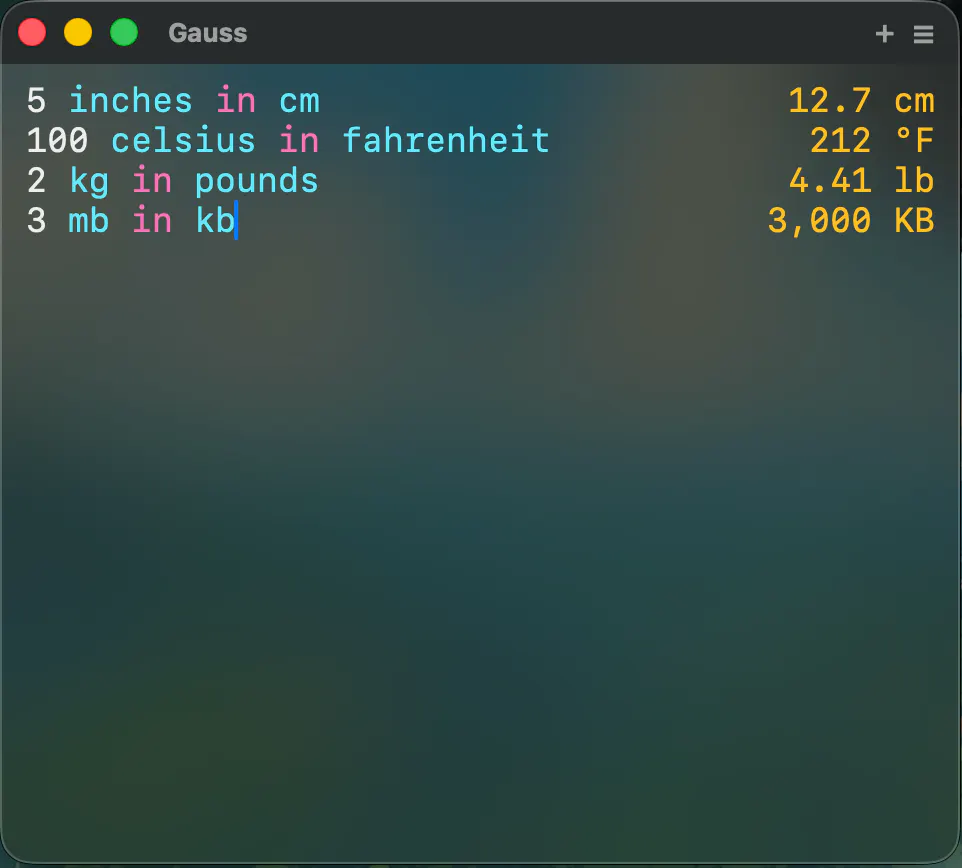 Gauss 專案橫幅