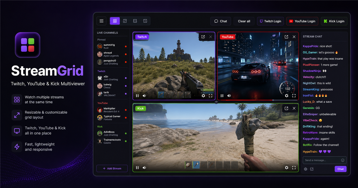 StreamGrid gallery image