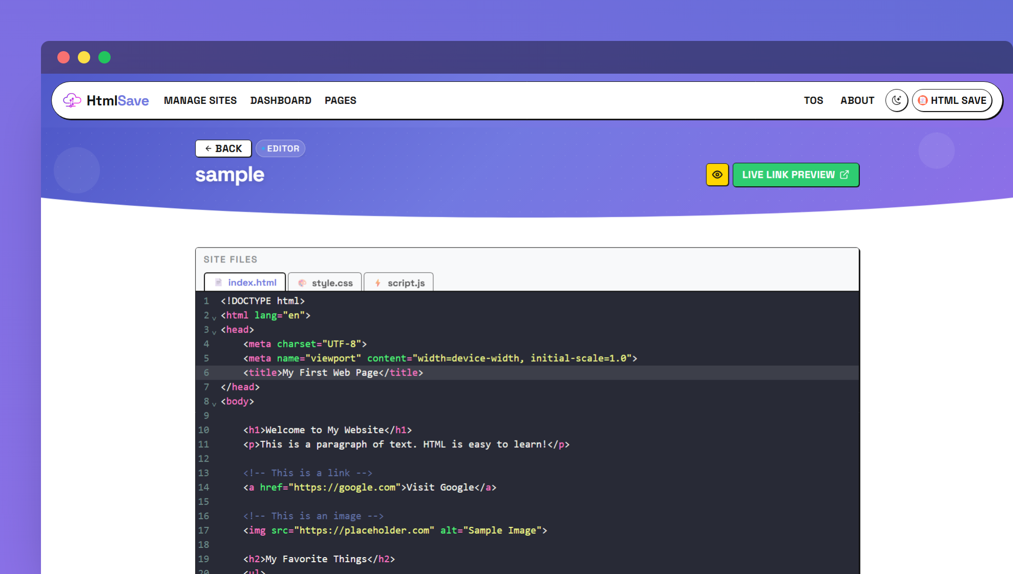 HtmlSave gallery image