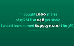 If I bought $GME... media 1
