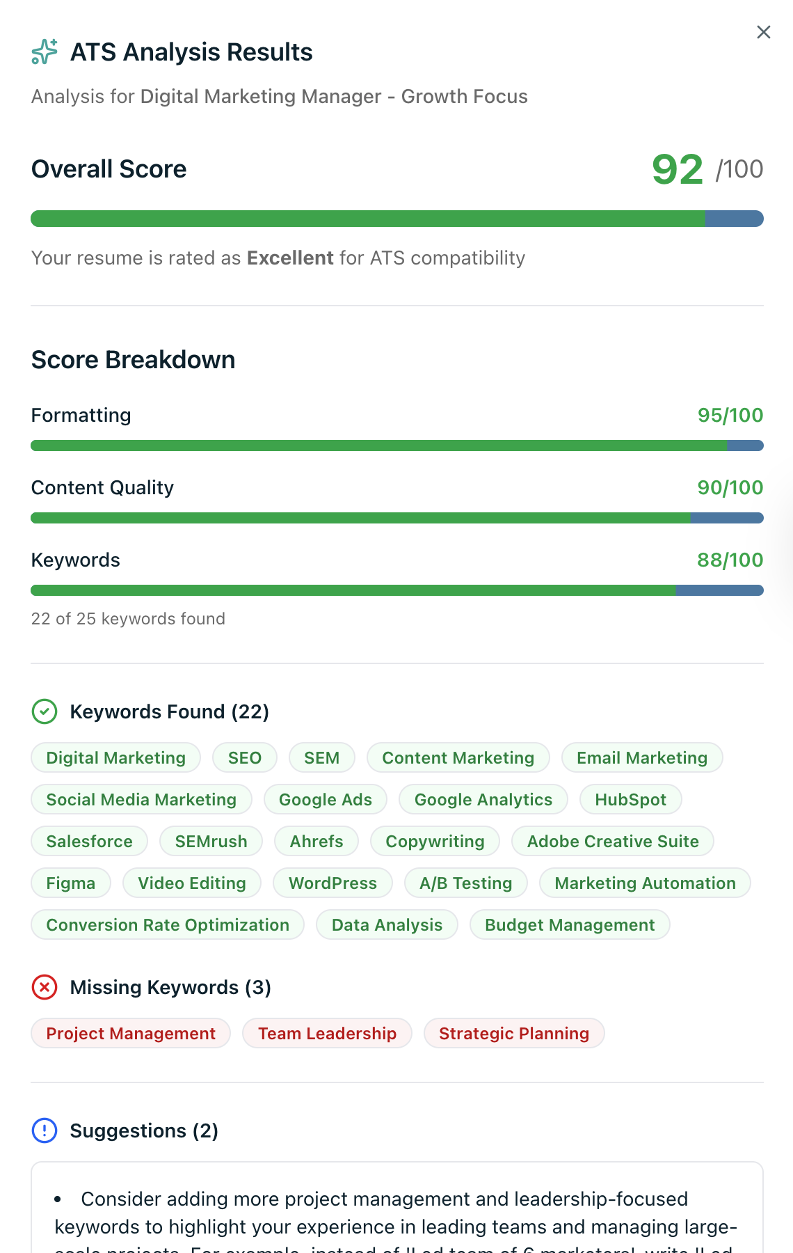 SimpleCVBuilder gallery image