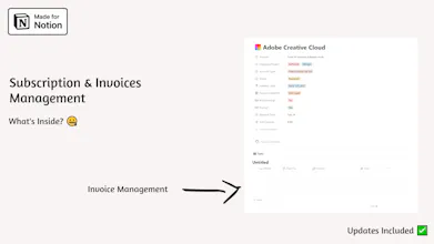 Subscription & Invoices Management gallery image