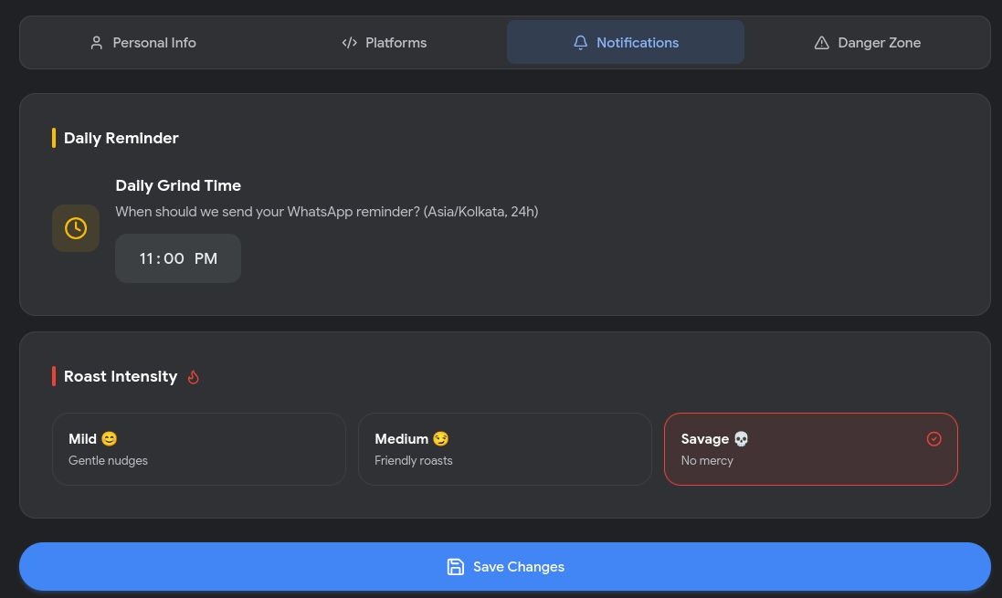 DSA Grinders - Screenshot 4 showing product features and functionality