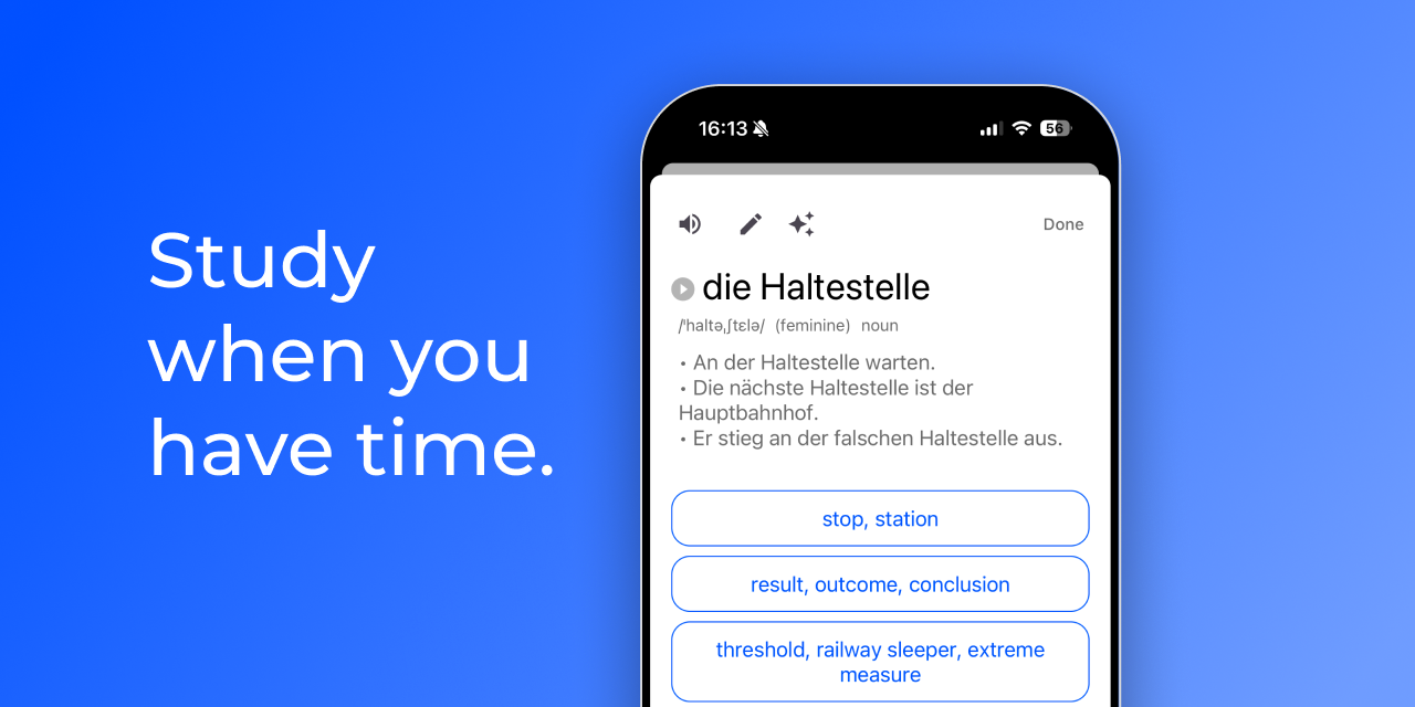 Vocably (a language-learning tool) - Screenshot 2 showing product features and functionality