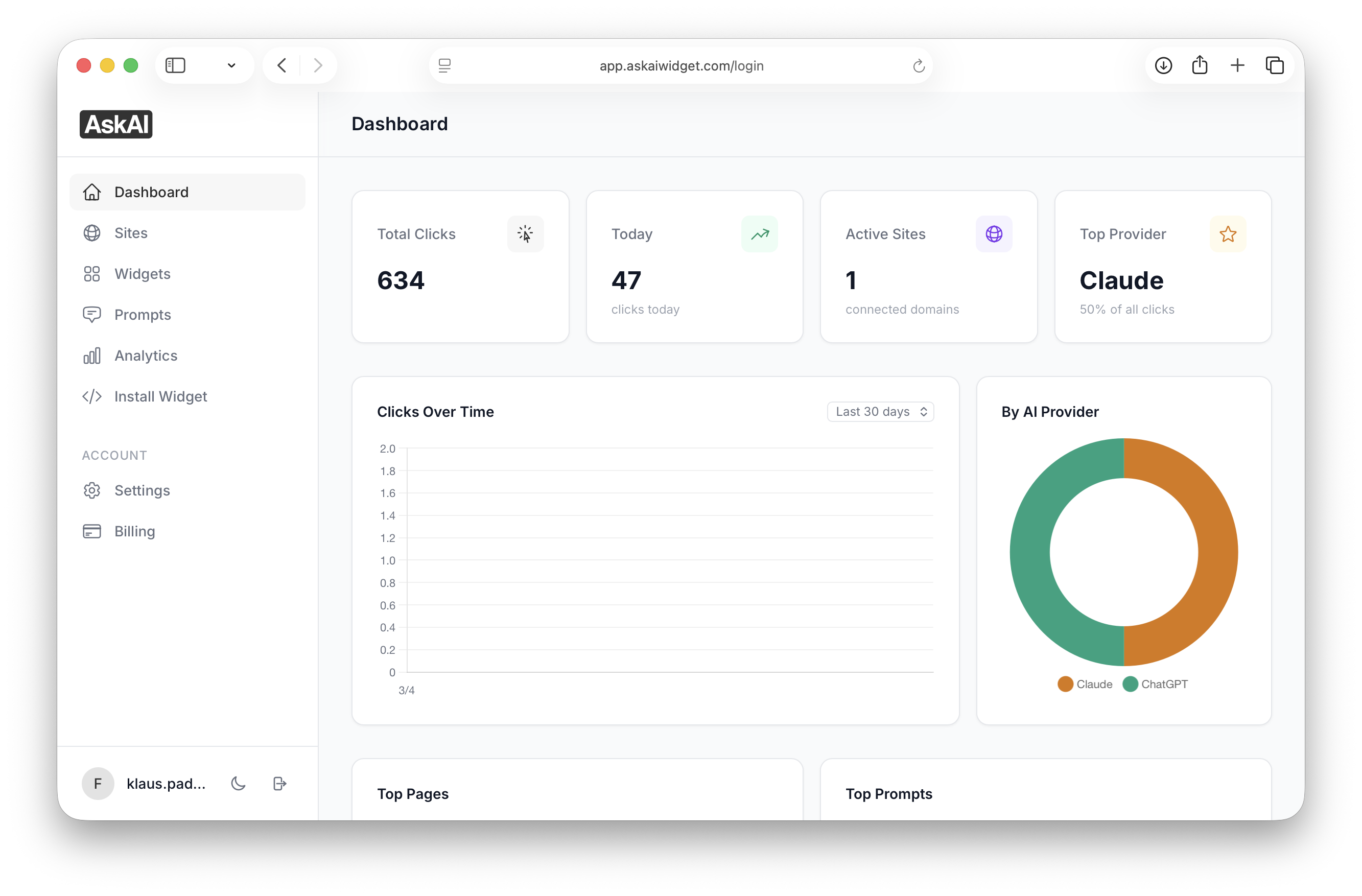 Ask AI  - Screenshot 2 showing product features and functionality