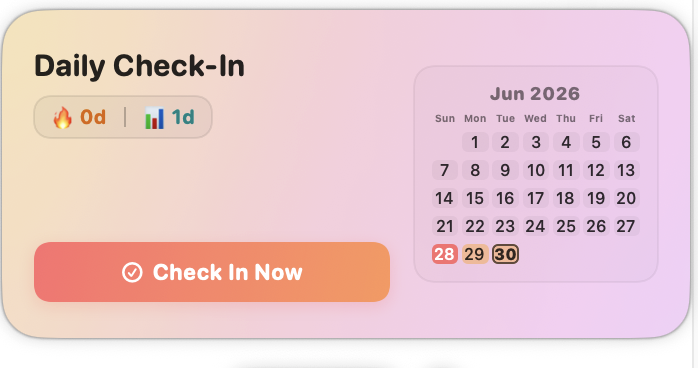 Kinetik — Native macOS Habit Tracker gallery image
