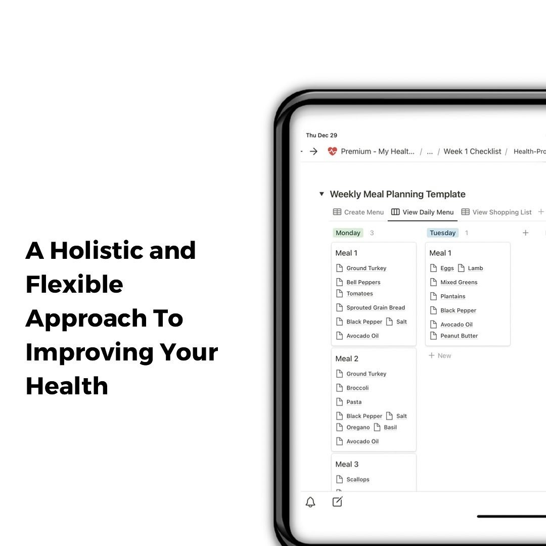 My Healthy Week Checklist on Notion  media 2