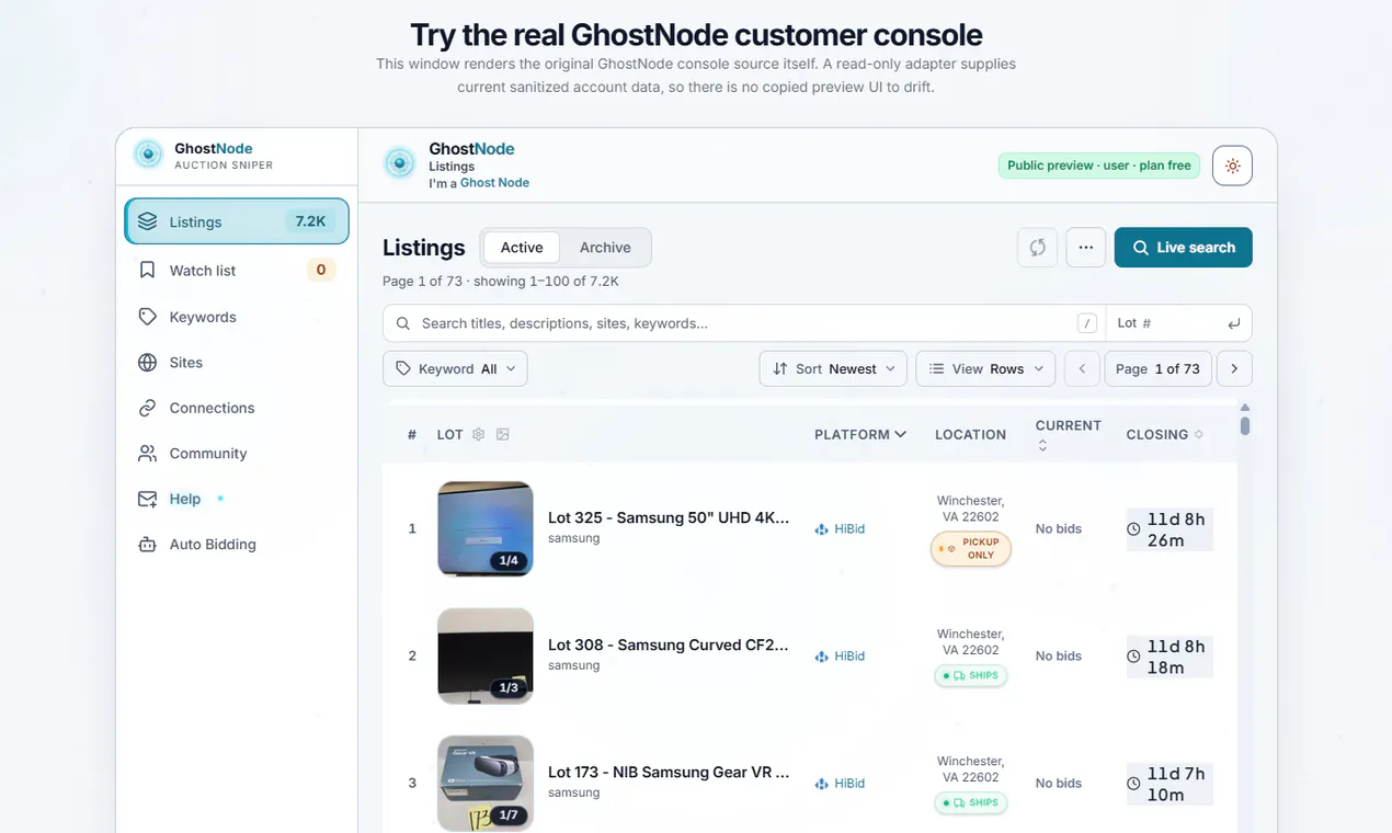 GhostNode gallery image