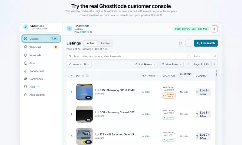 GhostNode screenshot 3