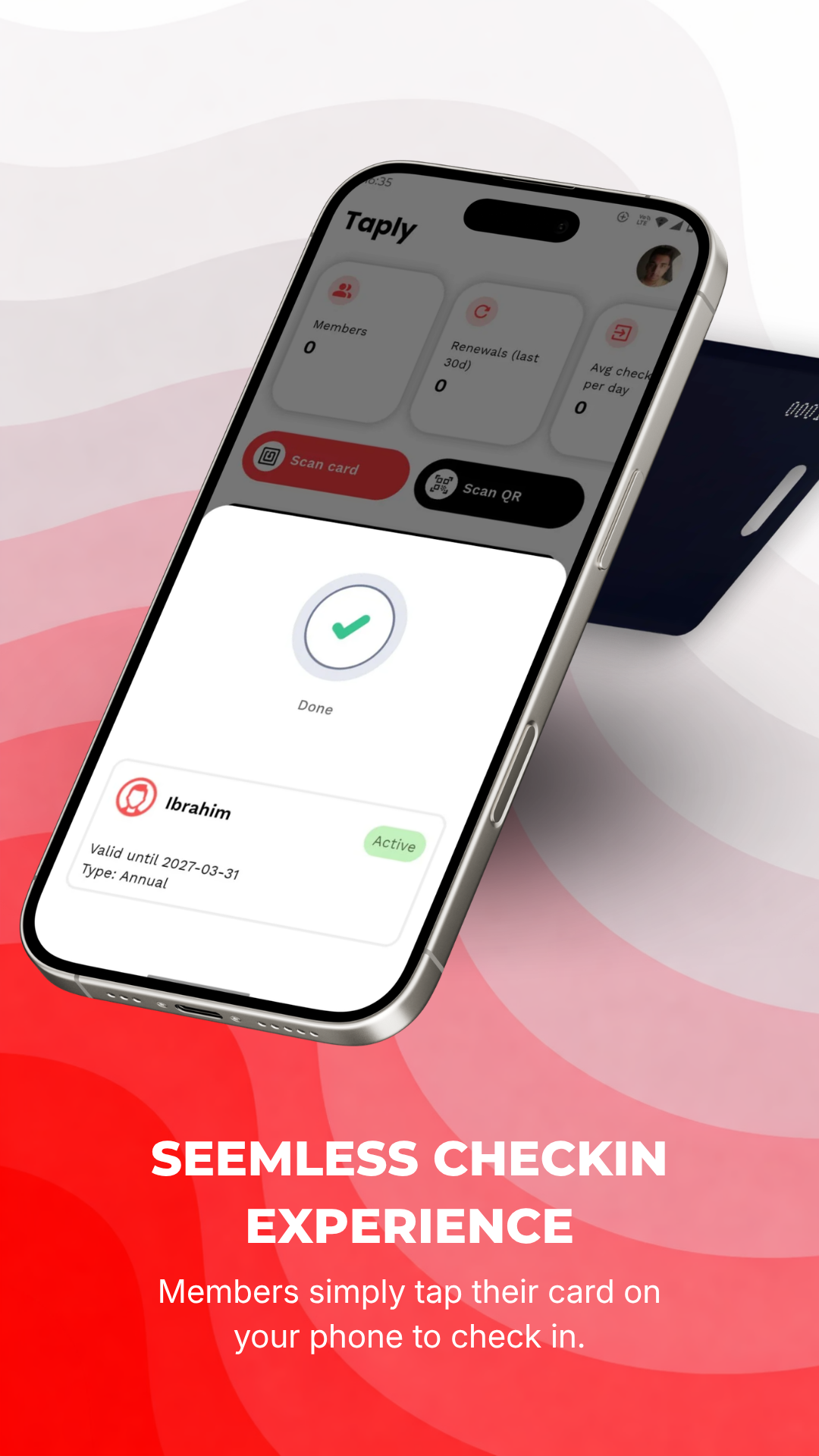 Taply — NFC Membership Cards for Gyms gallery image