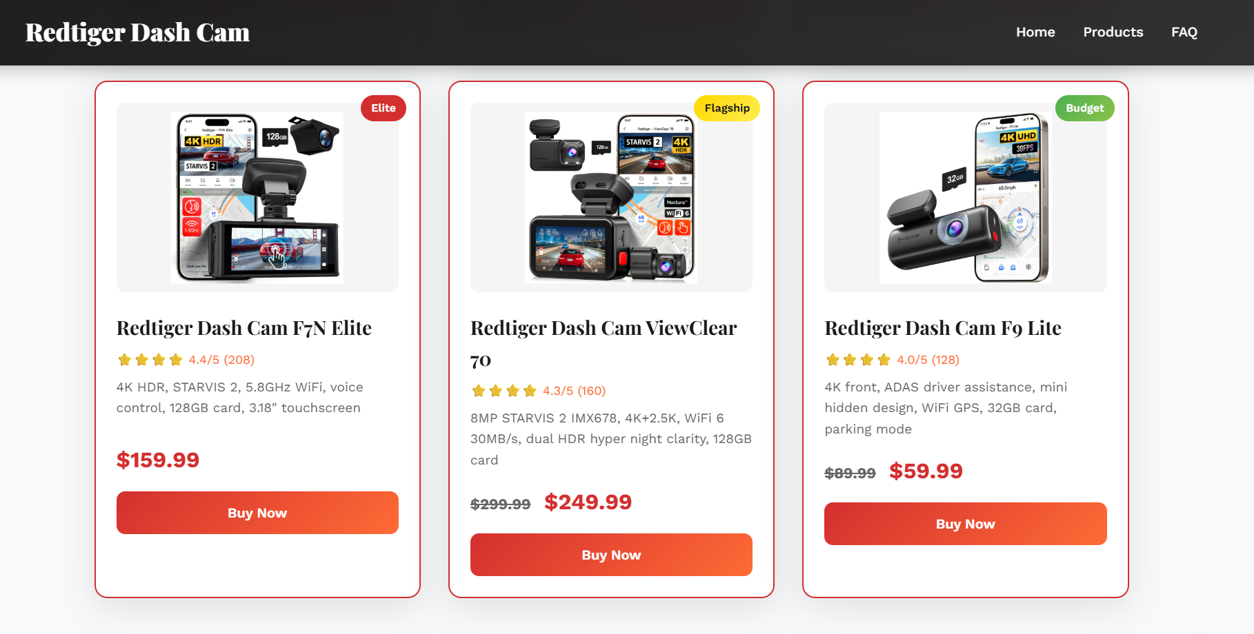 Redtiger Dash Cam gallery image