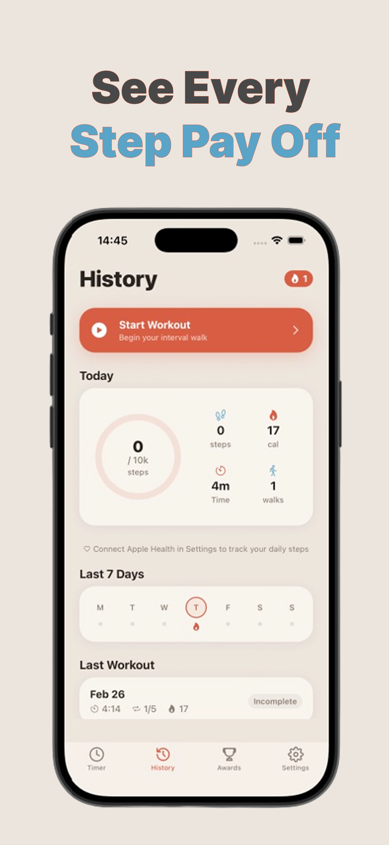 Japanese Walking Timer - WalkPace gallery image