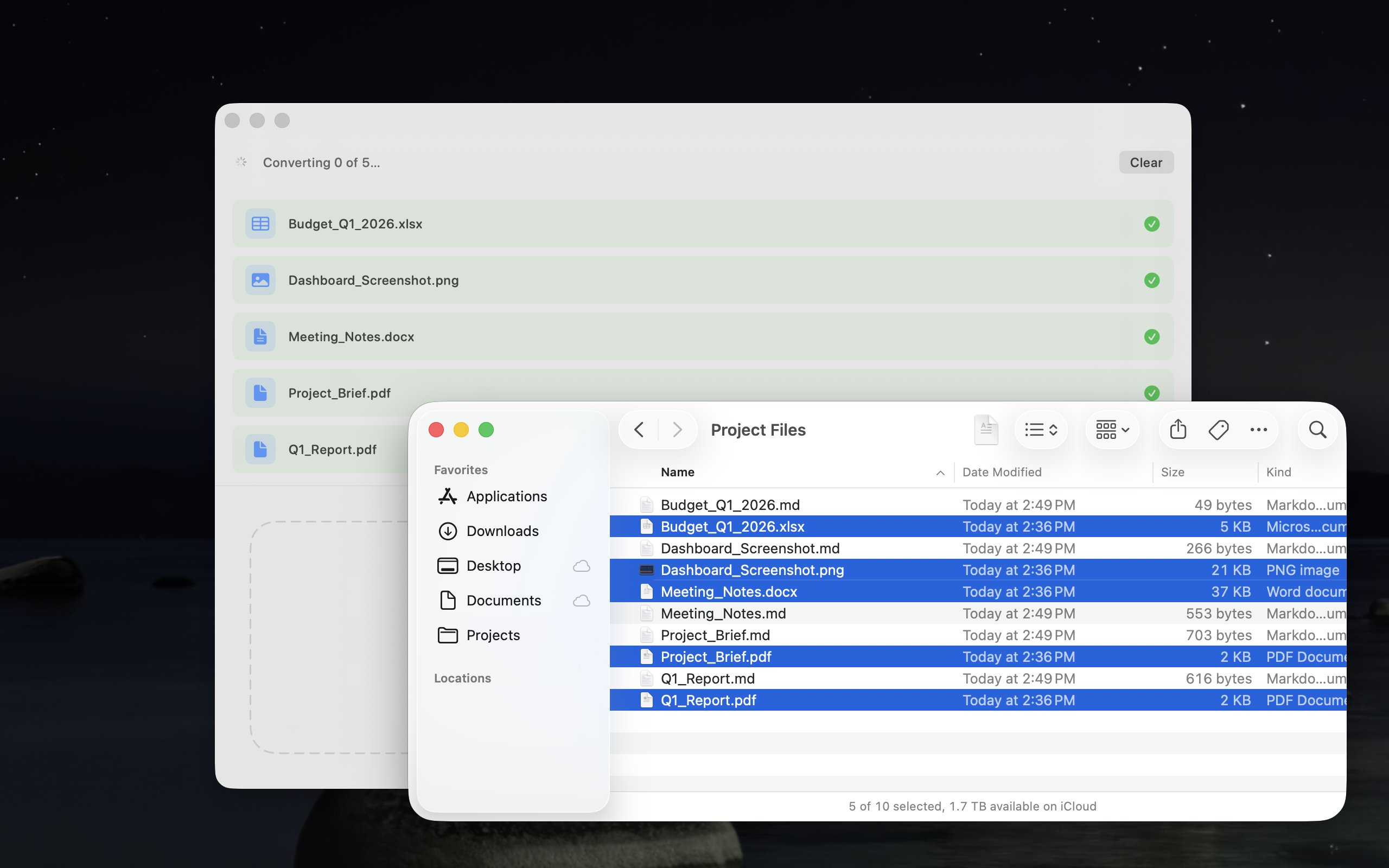 Markedly — Convert files to Markdown gallery image