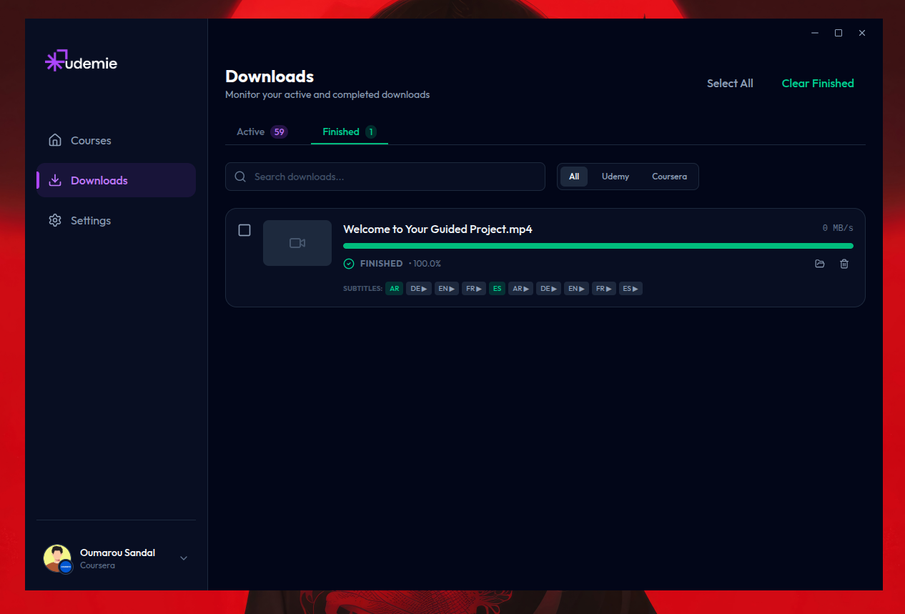 Udemie - Main product screenshot demonstrating key features and user interface