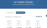 Lien Deadline Calculator image