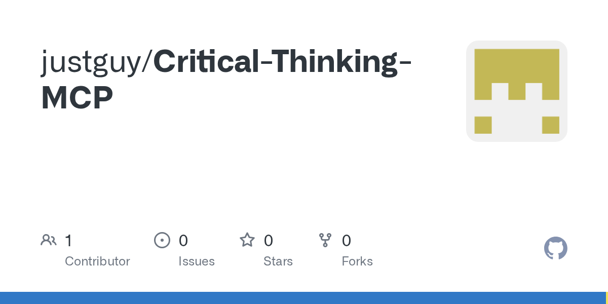 Critical Thinking MCP gallery image