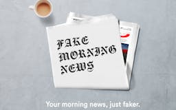 Fake Morning News media 1