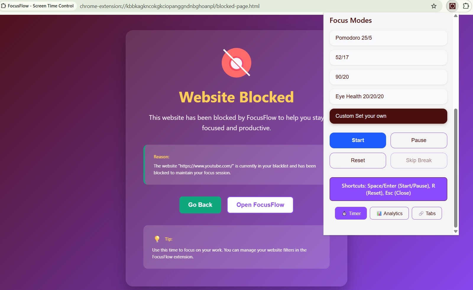 FocusFlows —Focus Timer & WebsiteBlocker gallery image