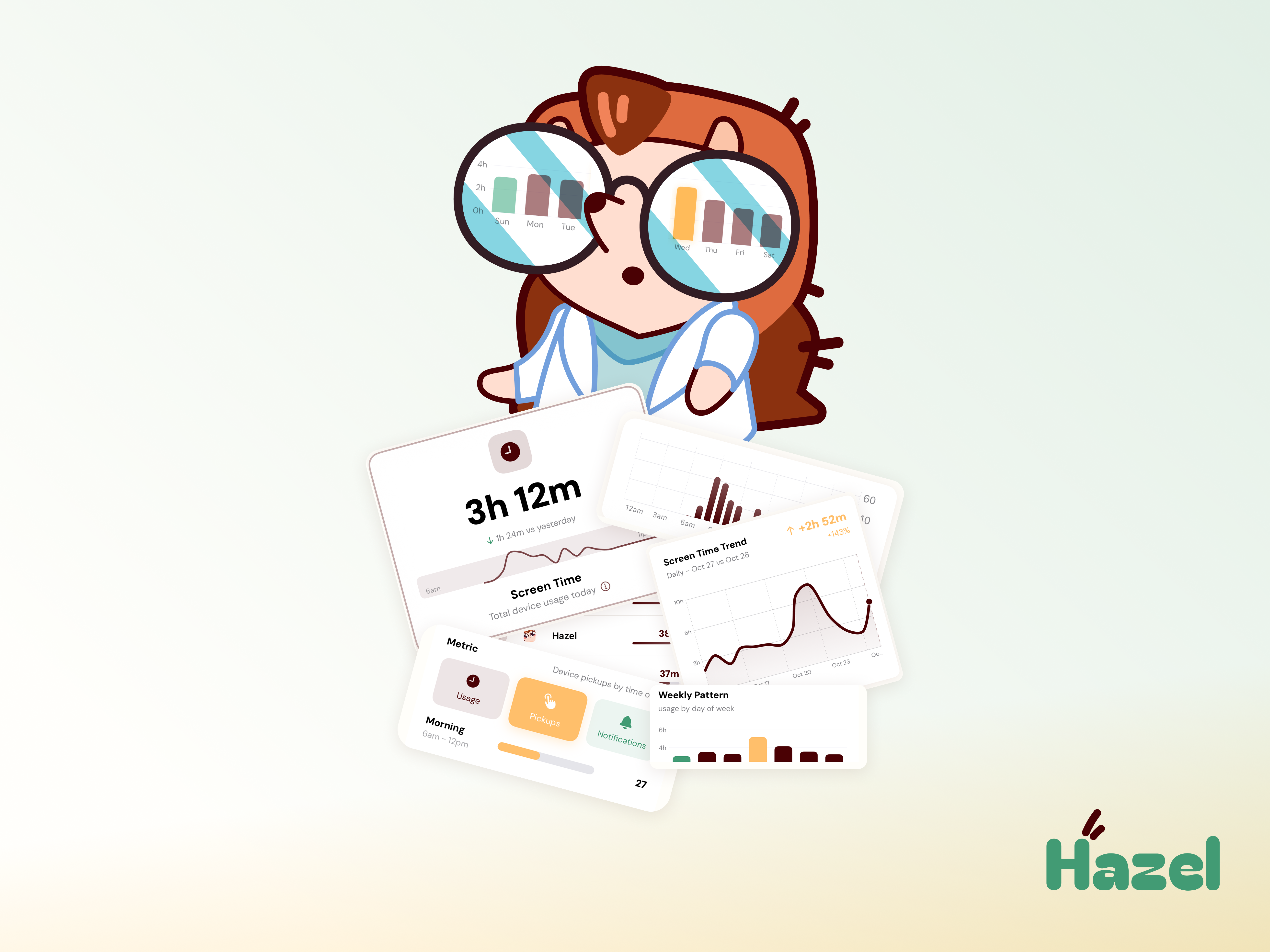 Hazel - Screen Time Companion - Screenshot 3 showing product features and functionality