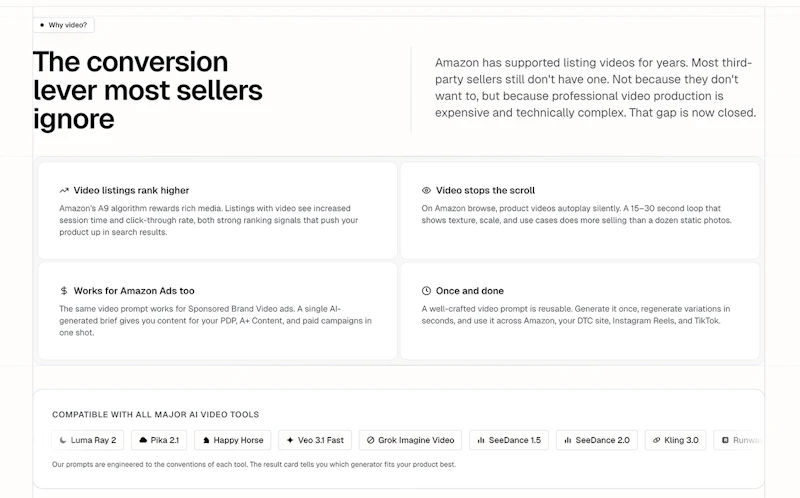 Amazon AI Video Prompt Generator screenshot 3