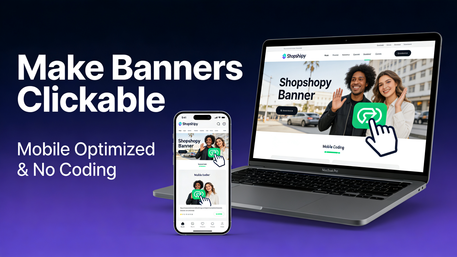 Clickable Image Banner & Slide gallery image