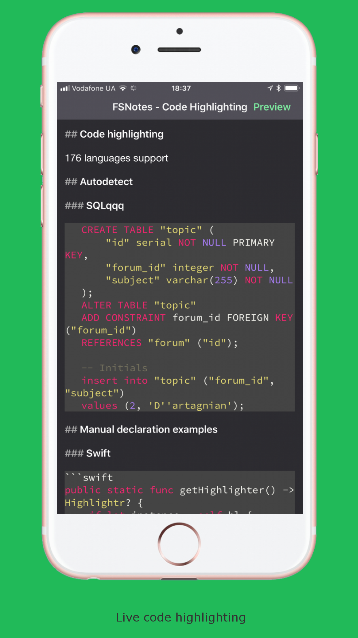 FSNotes gallery image
