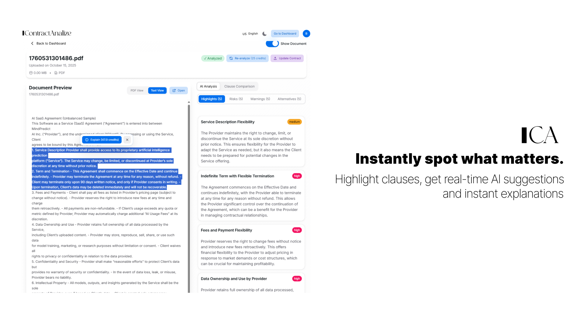 Contract Analize gallery image