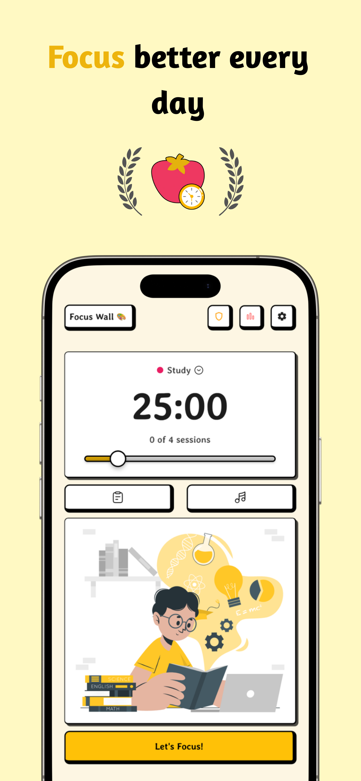 Média Yufocus - Bloquer les distractions, se concentrer profondément et recharger (iOS) (iOS) 1