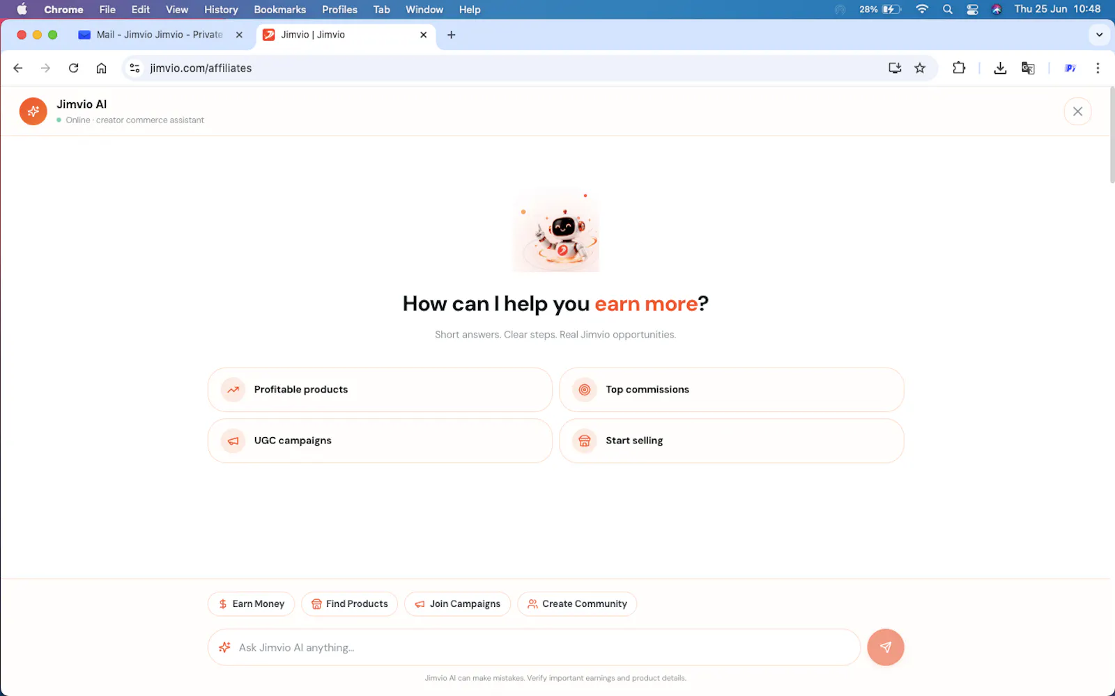Jimvio screenshot 2