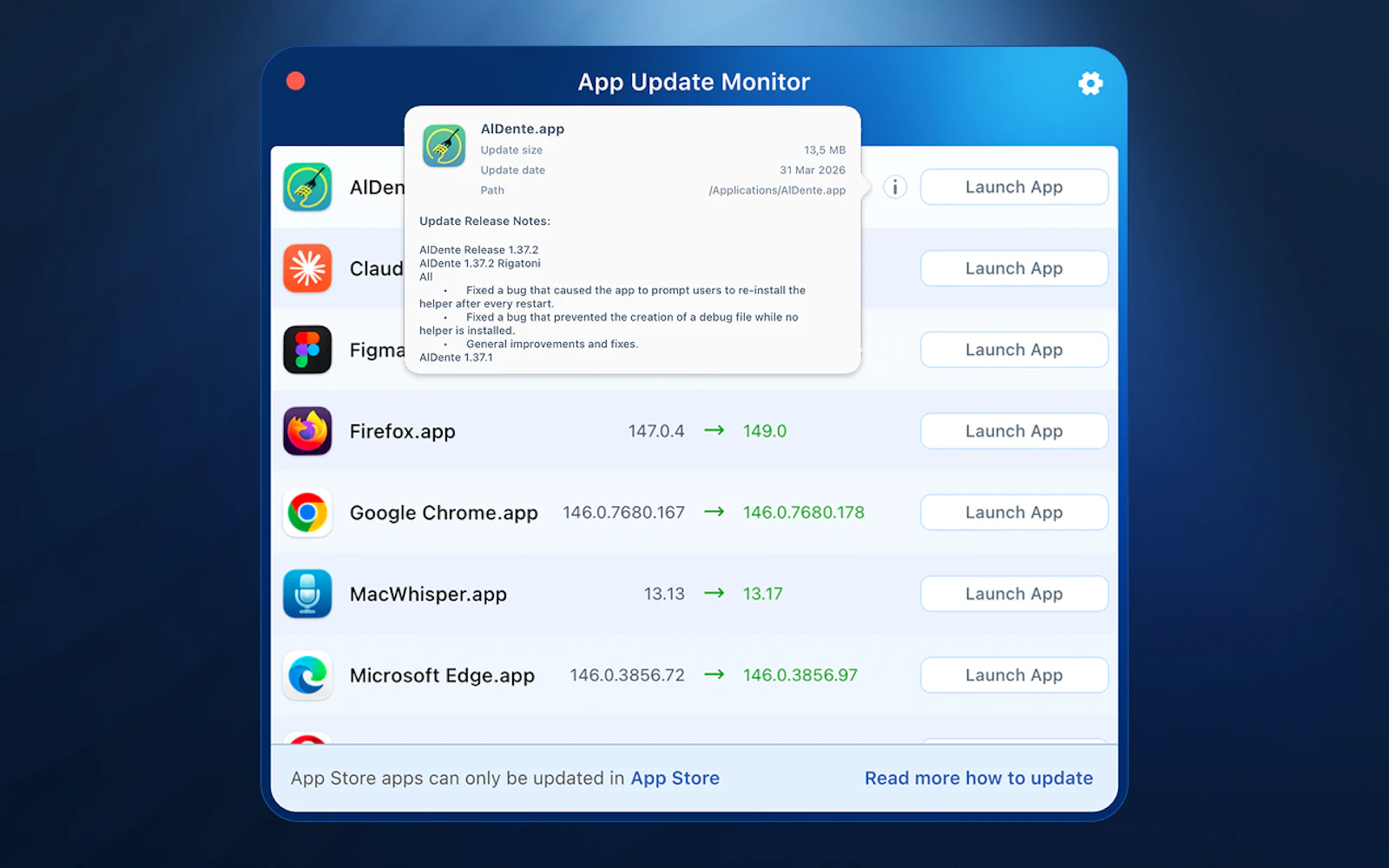 App Update Monitor screenshot 2