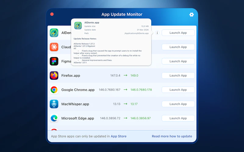 App Update Monitor screenshot 2